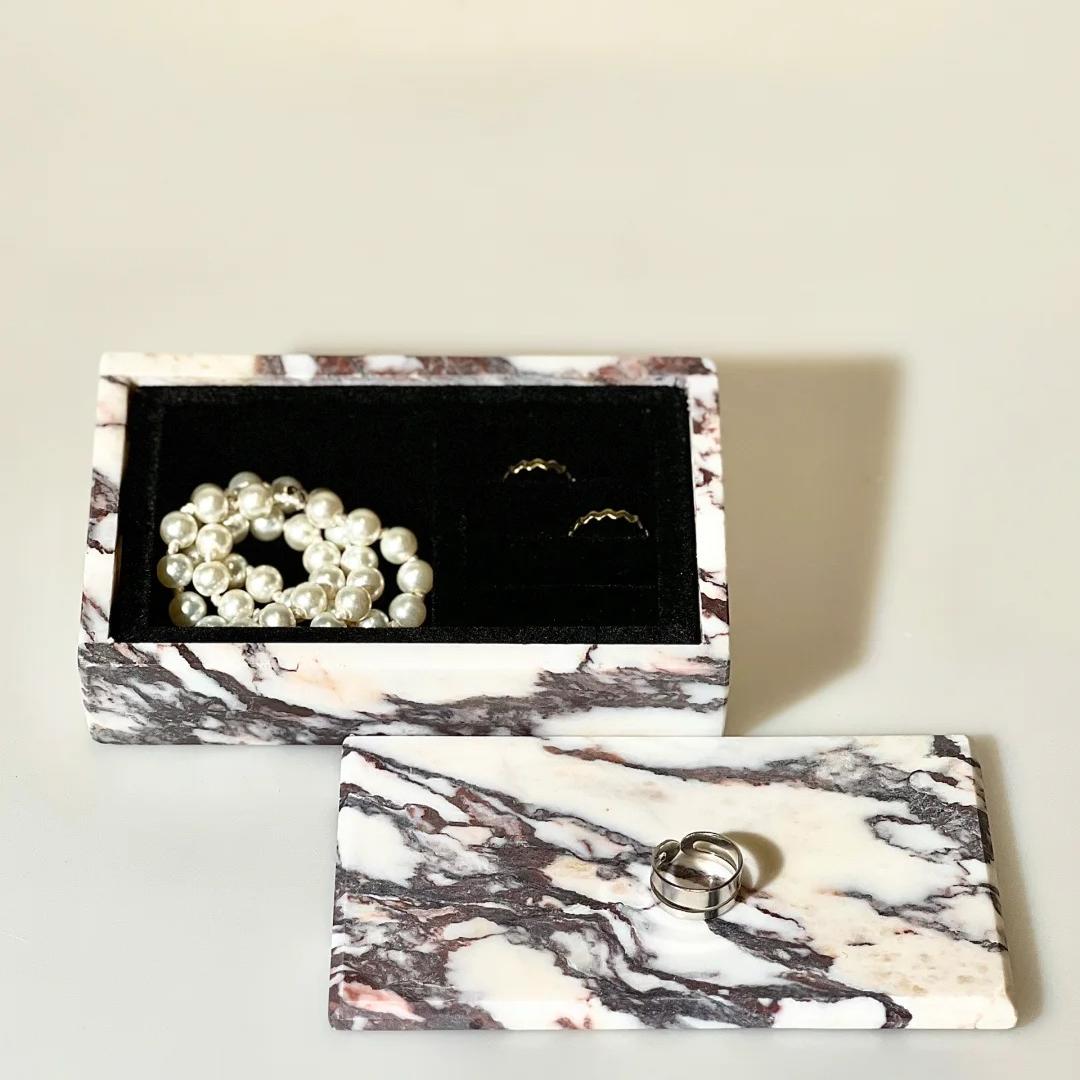 Marble Jewel Case/Storage Box