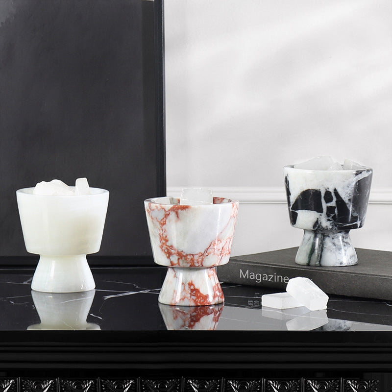 Marble Aromatherapy Candle Holder Collection - Marble Marvel