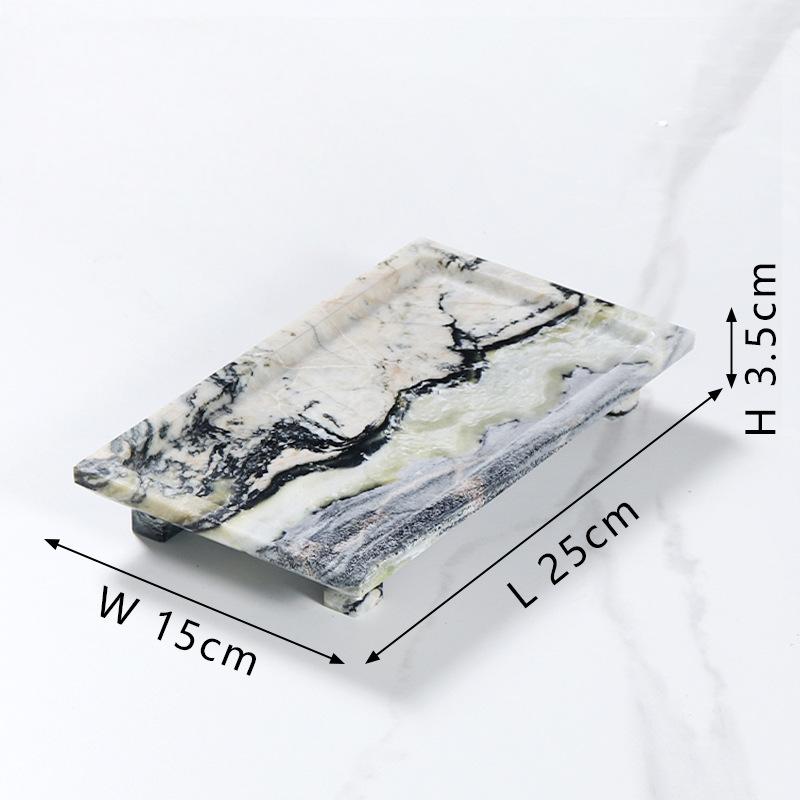 Marble Tray-Colorfull Onyx-Ink River