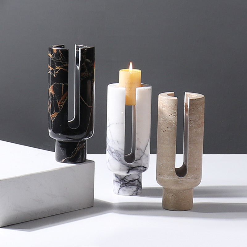 Marble Aromatherapy Candle Holders-Sacred Flame