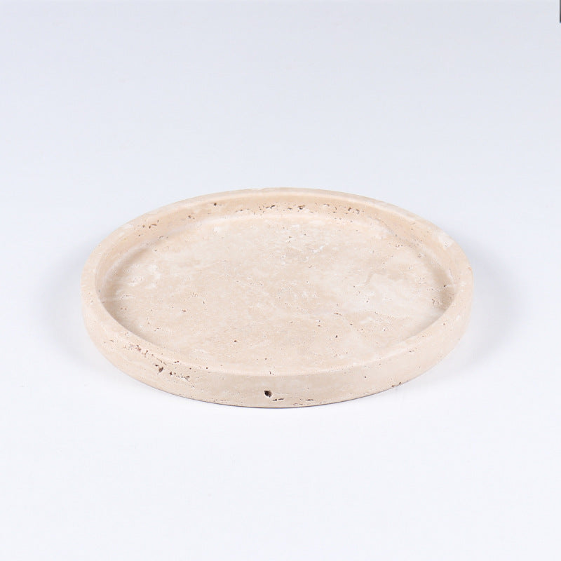 Marble(Travertine) Tray-Desert