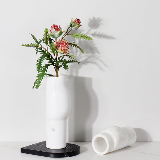 Marble Vase/Stone Vase-Flower Basket