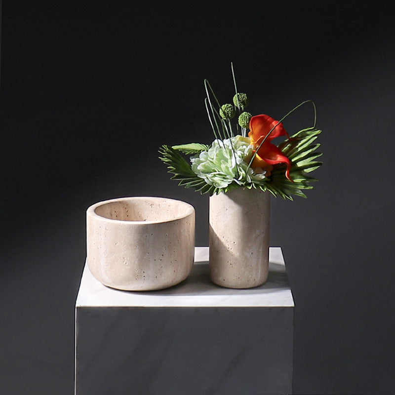 Marble Vase/Stone Vase-Alarm Bowl