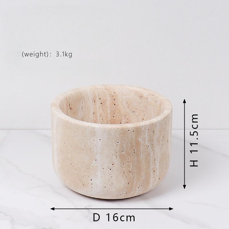 Marble Vase/Stone Vase-Alarm Bowl