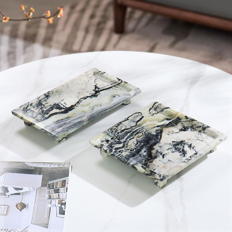 Marble Tray-Colorfull Onyx-Ink River