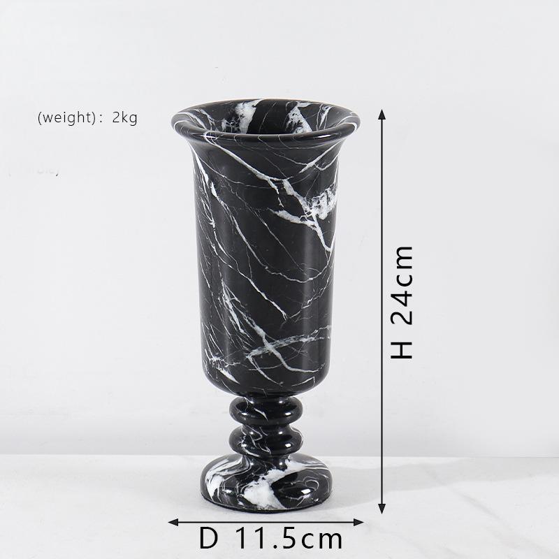 Marble Vase/Stone Vase-Saxophone