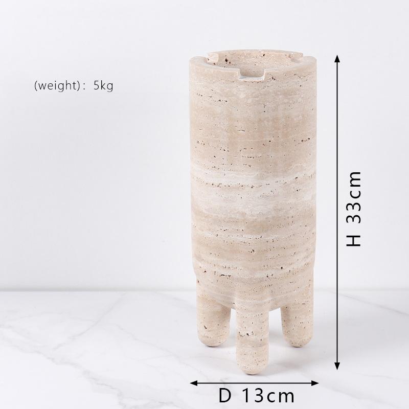 Marble Vase/Stone Vase-Tripod