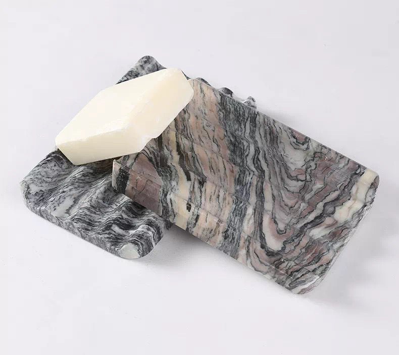 Marble Soap Dish(two - piece) - Marble MarvelMarble Soap Dish(two - piece)Marble MarvelMarble MarvelRosso Luana140*90*18mmMarble Soap Dish(two - piece)